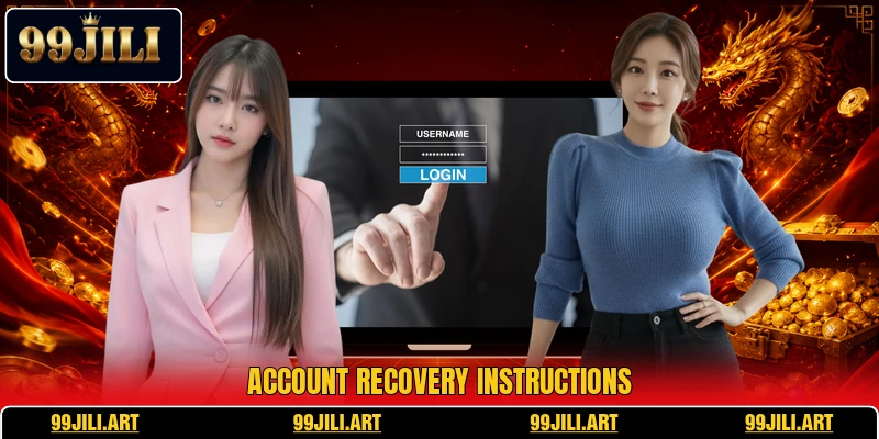 Account recovery instructions