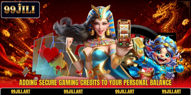 Adding secure gaming credits to your personal balance