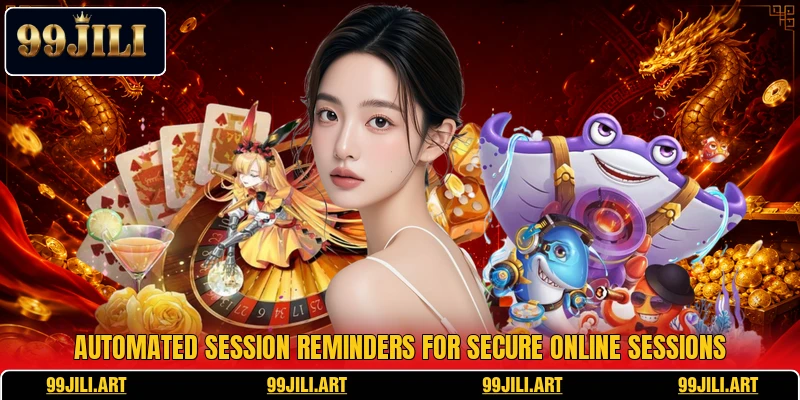 Automated session reminders for secure online sessions