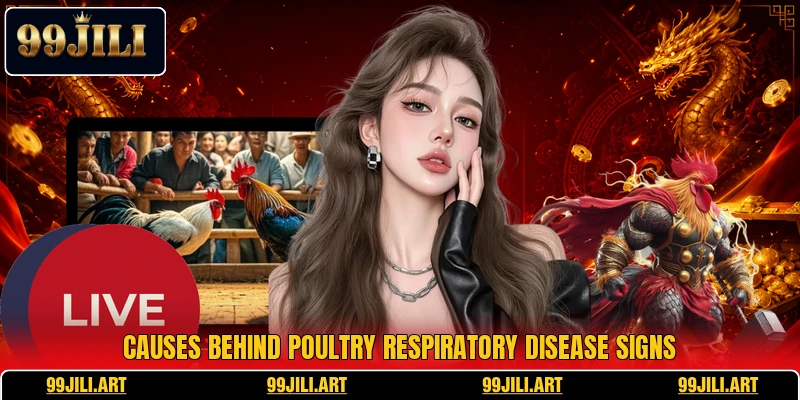 Causes behind poultry respiratory disease signs
