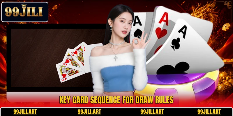 Key card sequence for draw rules