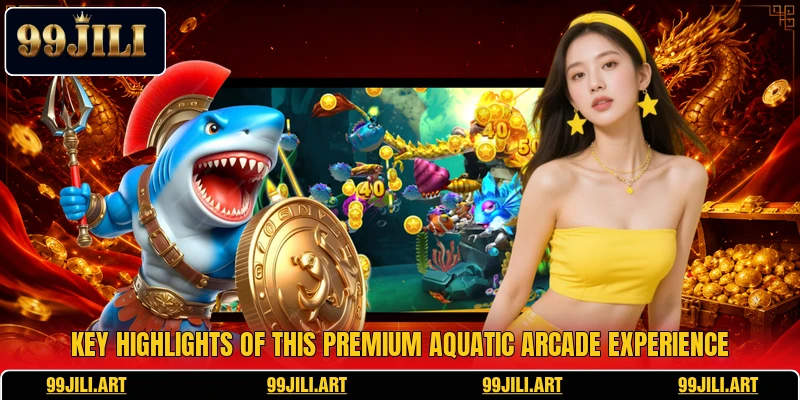 Key highlights of this premium aquatic arcade experience