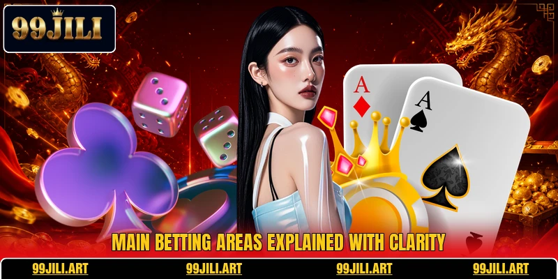 Main betting areas explained with clarity