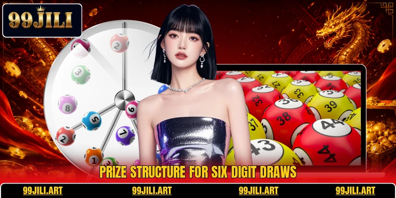 Prize structure for six digit draws