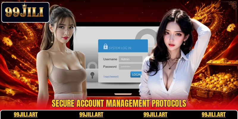 Secure account management protocols
