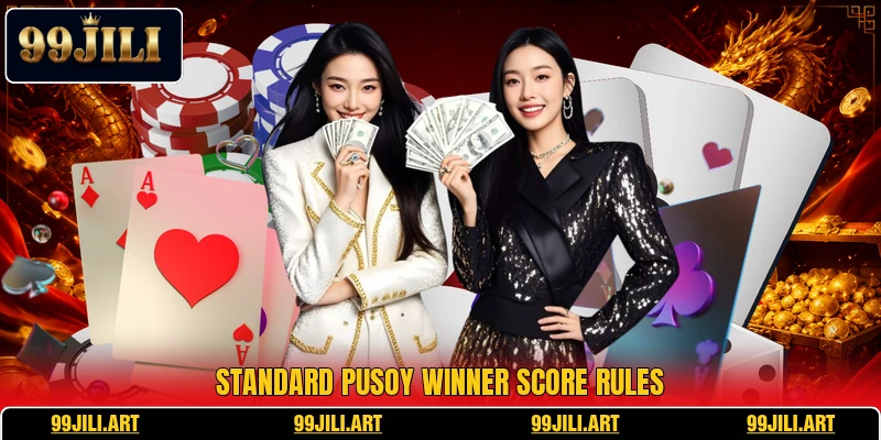Standard Pusoy Winner score rules