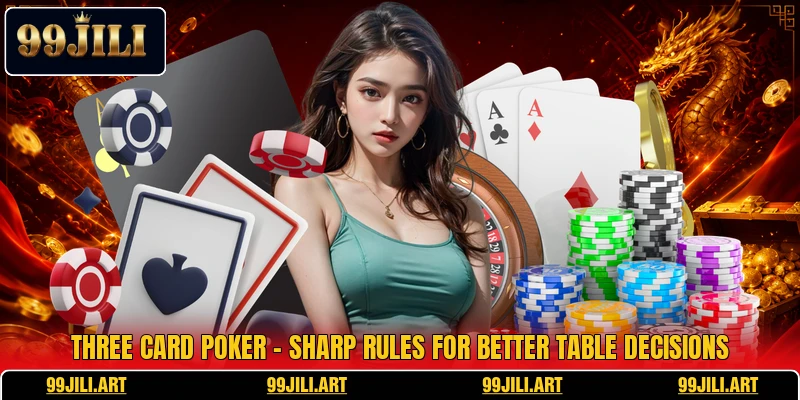Three Card Poker - Sharp Rules For Better Table Decisions